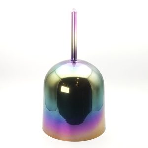 Alchemy Crystal Bowl With Handle Titanium Purple - A3 (20 cm, 0.8 kg)