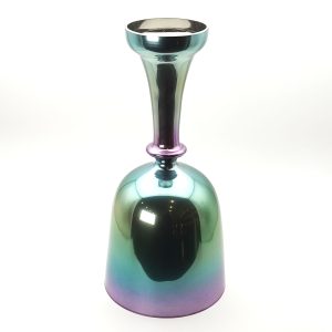 Alchemy Crystal Chalice Grail Titanium Green Purple - F4 (16 cm, 0.5 kg)