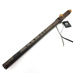 Premium Single Flute Rosewood Tiger Eye Stone - C#m (70 cm)