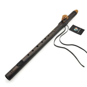 Premium Single Flute Rosewood Tiger Eye Stone - F#m (53 cm) (+ case)