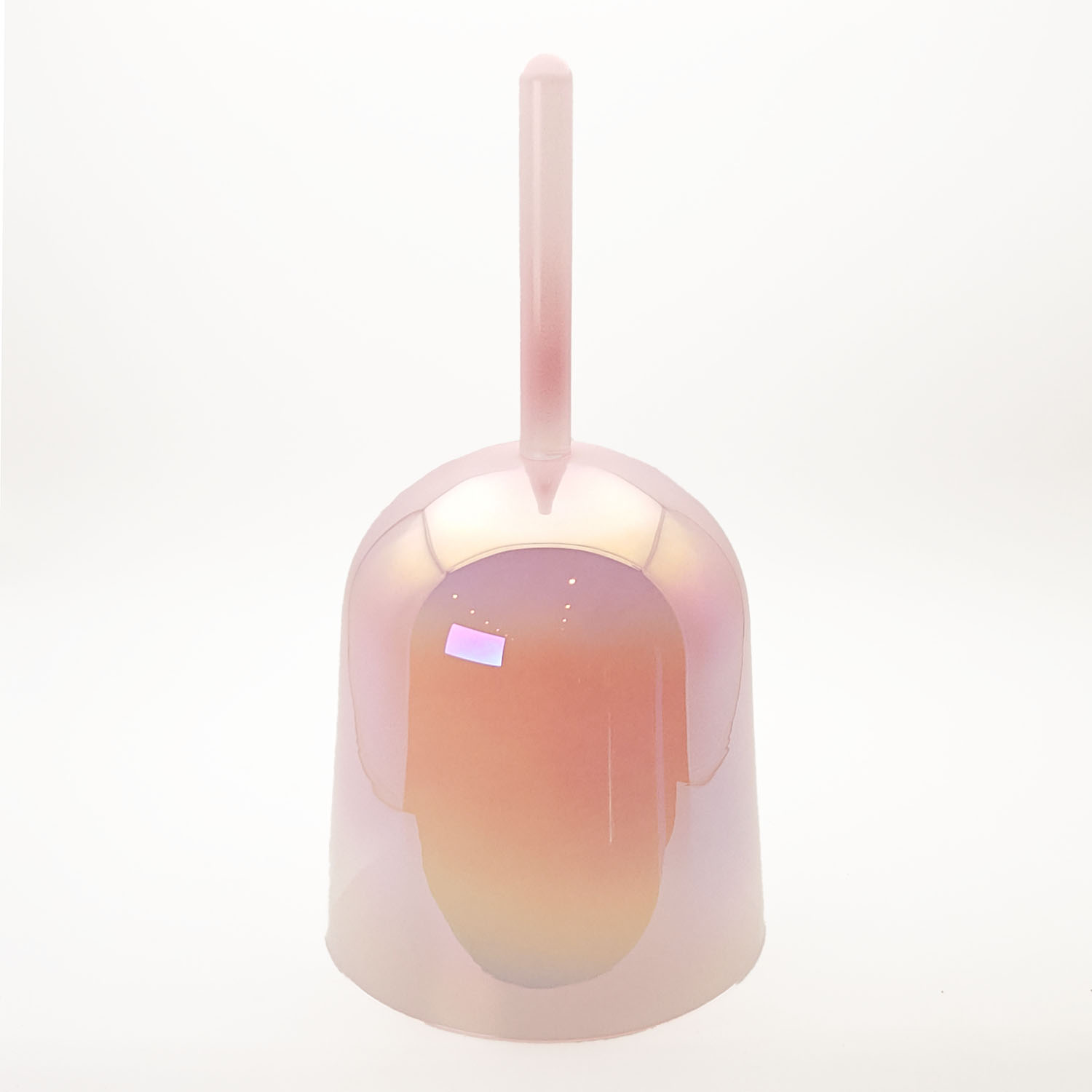Alchemy Crystal Bowl With Handle Pink Candy - C4 (18 cm, 0.7 kg)