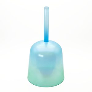 Alchemy Crystal Bowl With Handle Blue-Green - G4 (17 cm, 0.7 kg)
