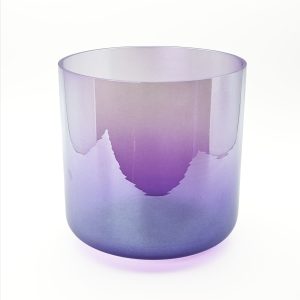 Alchemy Crystal Bowl Gradient Purple - B4 (14 cm, 0.5 kg)