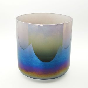Alchemy Crystal Bowl Purple-Blue-Pink - F4 (16 cm, 0.6 kg)