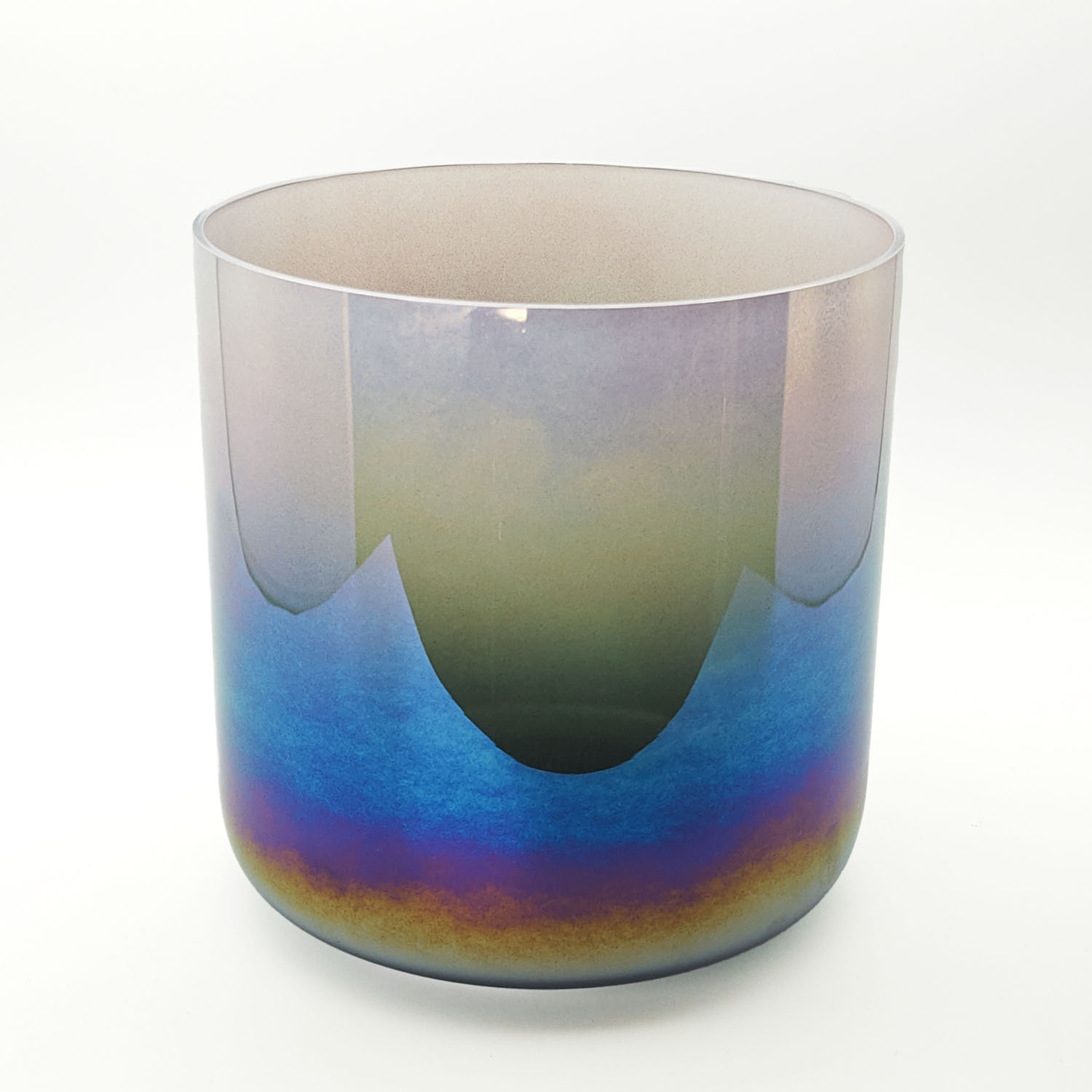 Alchemy Crystal Bowl Purple-Blue-Pink - F4 (16 cm, 0.6 kg)