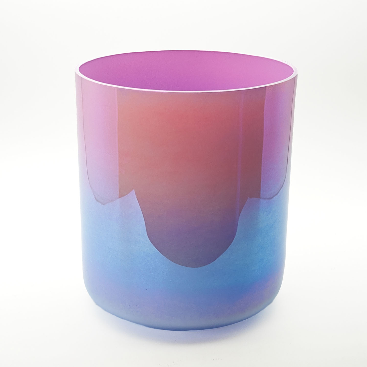 Alchemy Crystal Bowl Blue-Pink - A4 (15 cm, 0.6 kg)