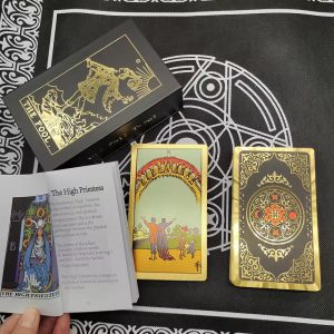 Neo Rider Waite Tarot Golden Sign Waterproof Card Deck