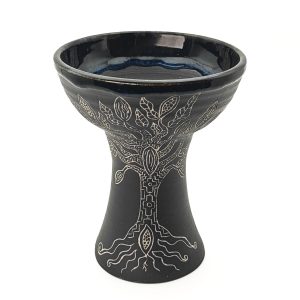 Premium Ceramic Glazed Incense Burner Medium "Cacao Spirit" (15 cm)