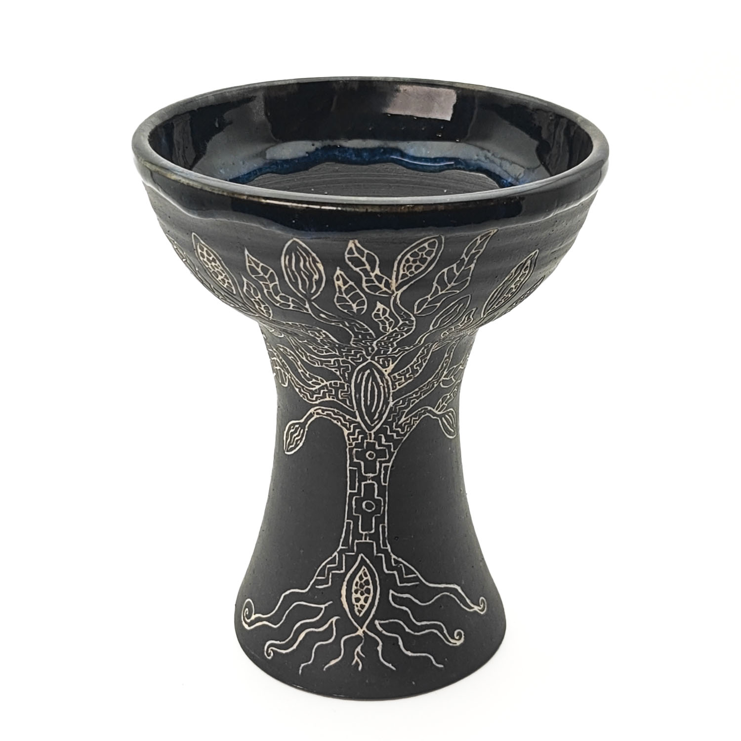 Premium Ceramic Glazed Incense Burner Medium "Cacao Spirit" (15 cm)