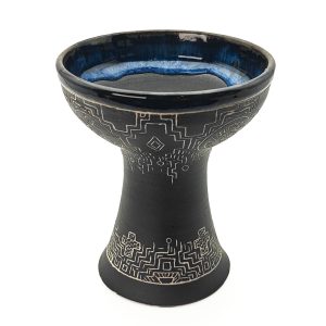 Premium Ceramic Glazed Incense Burner Medium "Aztec Spirits" (14 cm)