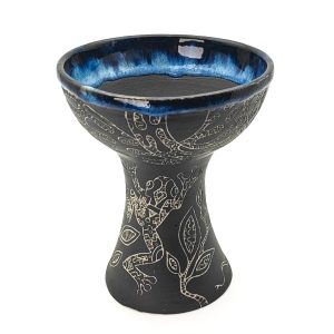 Premium Ceramic Glazed Incense Burner Medium "Kambo Frog Spirit" (15 cm)