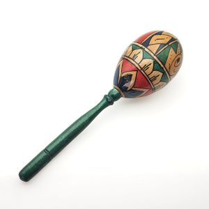 Maracas Wooden Egg Shaker Handle "Lombok" Large