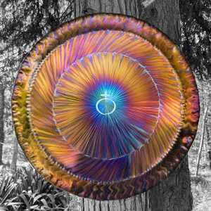 UNIVERSE GONG Planetary Gong "Earth / Platonic Year" GG-4876E - Note C#2 (65 cm, 3.5 kg)