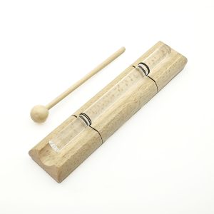 Crystal Energy Chime Single Clear - D7 (432 Hz, 21 cm)