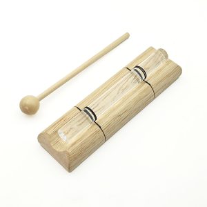 Crystal Energy Chime Single Clear - B7 (432 Hz, 16 cm)