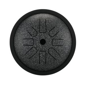 HLURU Tongue Drum TP8-6 Galaxy Black "C5-Pentatonic" (17 cm, Copper Steel)