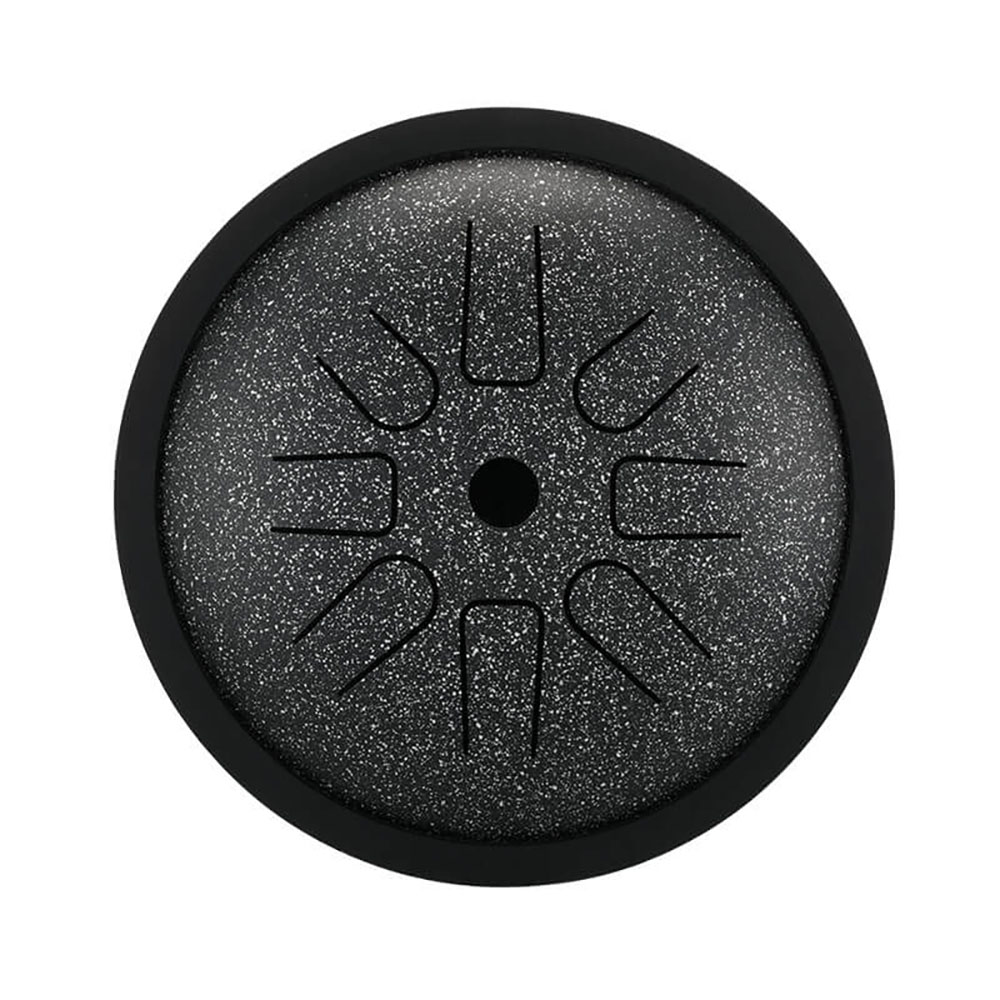 HLURU Tongue Drum TP8-6 Galaxy Black "C5-Pentatonic" (17 cm, Copper Steel)