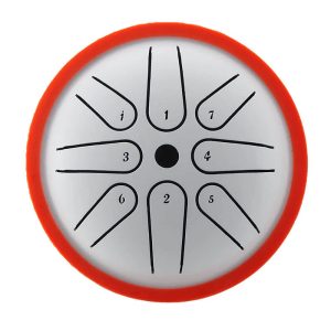 HLURU Happy Drum Mini TM8-4 White (13 cm, Carbon Steel)