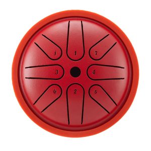 HLURU Happy Drum Mini TM8-4 Red (13 cm, Carbon Steel)