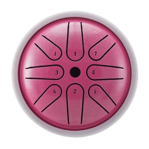 HLURU Happy Drum Mini TM8-4 Pink (13 cm, Carbon Steel)