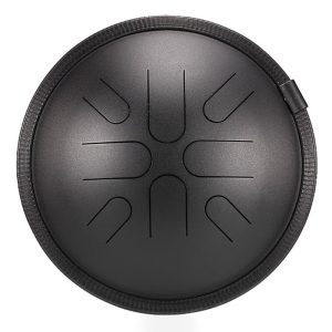 HLURU Tongue Drum TA8-10 Ink Black (25 cm, Copper Steel)