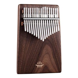 HLURU Kalimba KX17 (17 Keys, Black Walnut, Wedge-Shaped) (+ case)