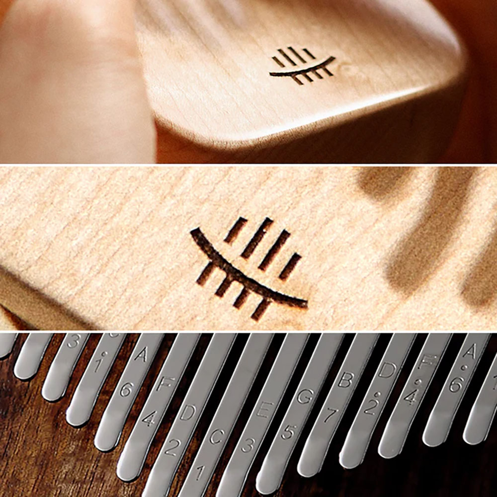HLURU Kalimba Small KM8-Maple (8 Keys) - Image 4