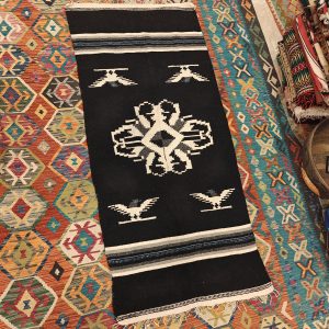 Shamanic Mexican Handmade Wool Blanket (205x95 cm)