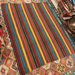 Shamanic Mexican Handmade Wool Blanket (205x165 cm)