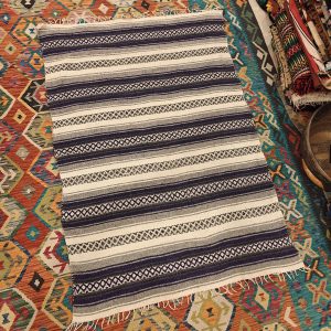 Shamanic Mexican Handmade Wool Blanket (180x122 cm)
