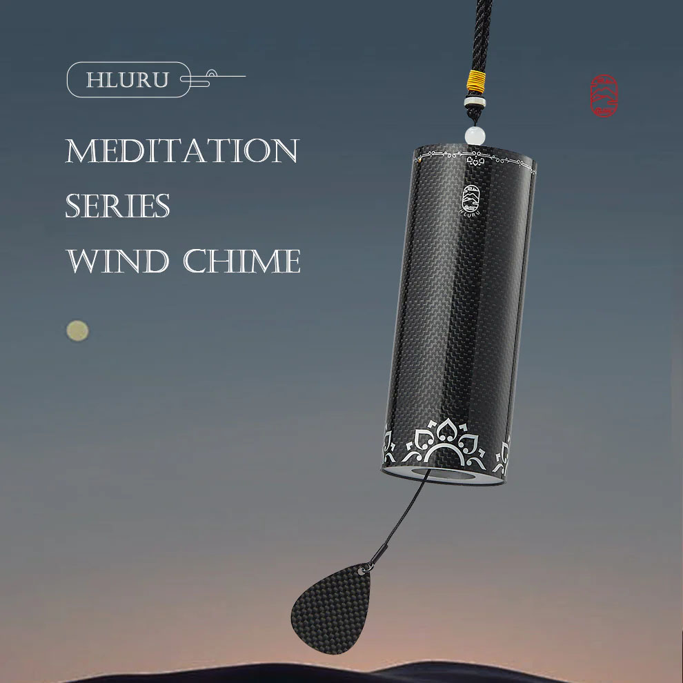 HLURU Wind Chime Carbon Fiber Series "Winter" (8 Bars) - Image 3