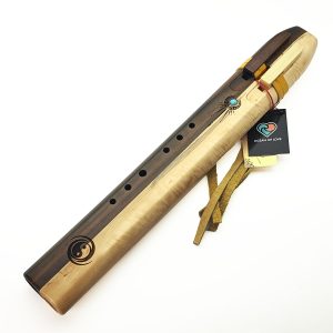 TIRTA Drone Flute Rosewood & Curly Maple - G4 (440 Hz, 48 cm) (+ softcase)
