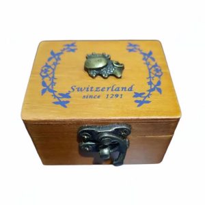 Wooden Music Box "Switzerland 1291"