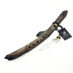 JUANG FLUTES Single Forest Flute - C5 (432 Hz, 45 cm, Teak Branch) (+ pouch)