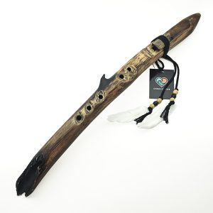 JUANG FLUTES Single Forest Flute - A4 (432 Hz, 53 cm, Acacia Branch) (+ pouch)