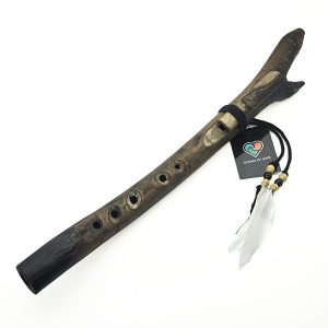 JUANG FLUTES Single Forest Flute - C5 Minor Pentatonic (432 Hz, 47 cm, Acacia Branch) (+ pouch)