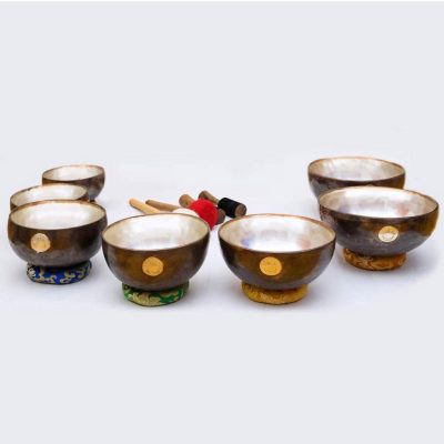 Newmoon Chakra Set (7 bowls) (7-10", ~10 kg)